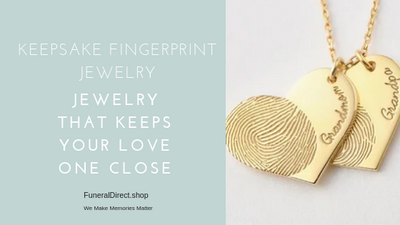 Keep Your Loved One's Touch Close with Our Beautiful Fingerprint Keepsake Jewelry