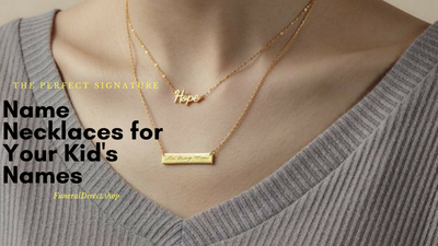 Our Best Selling Necklace with Kids Names is Handmade With Care