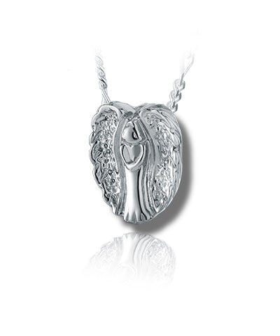 Angel Slider Sterling Silver Cremation Necklace