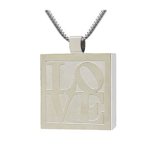 Treasured LOVE Stainless Steel Cremation Necklace