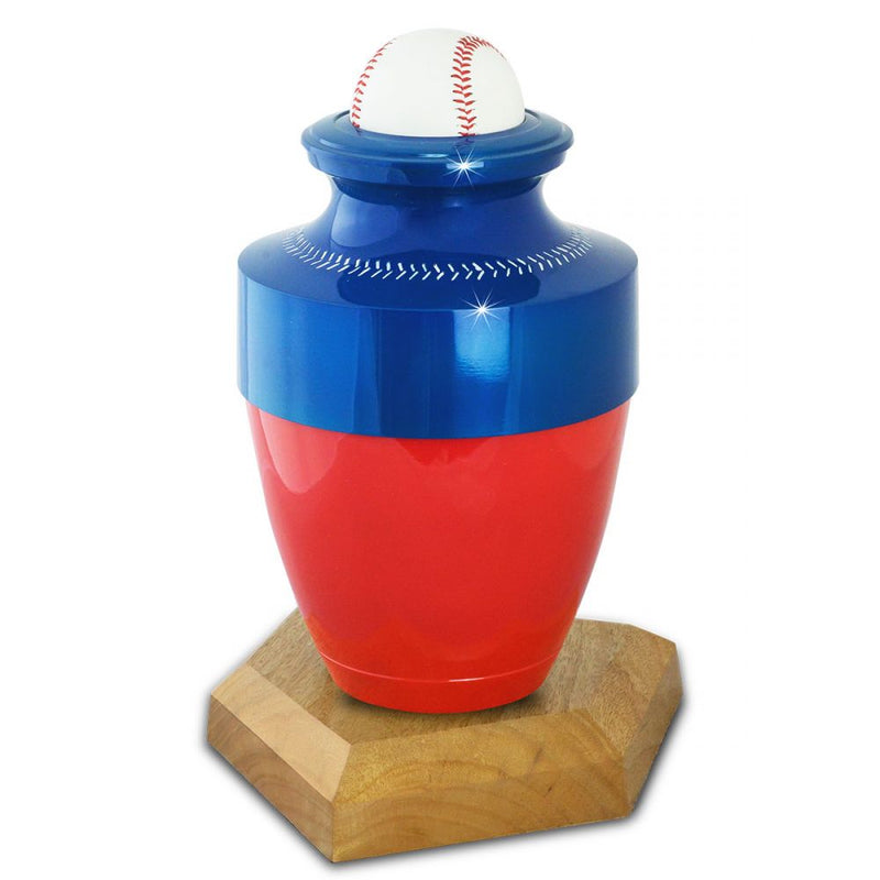 Home Run Baseball Cremation Urn