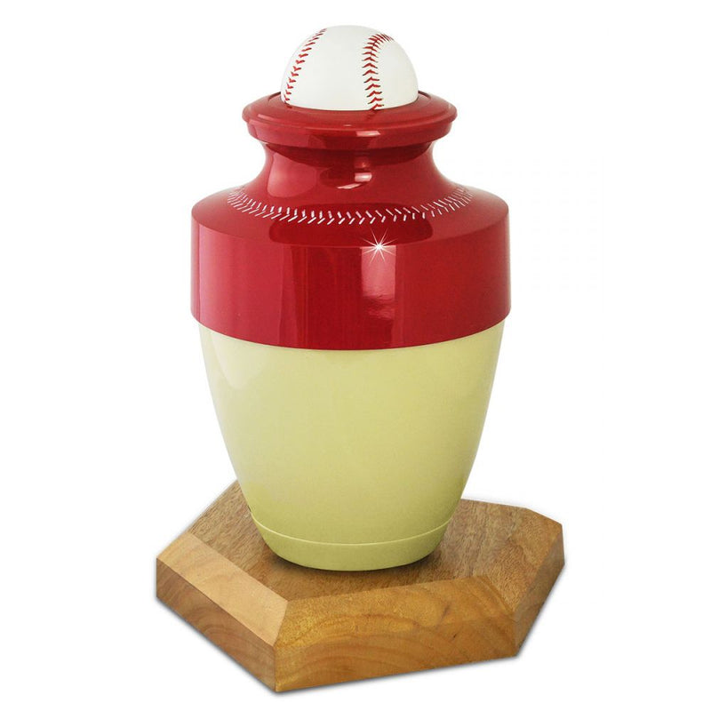 Home Run Baseball Cremation Urn