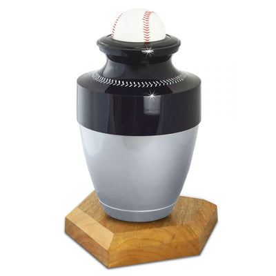 Home Run Baseball Cremation Urn