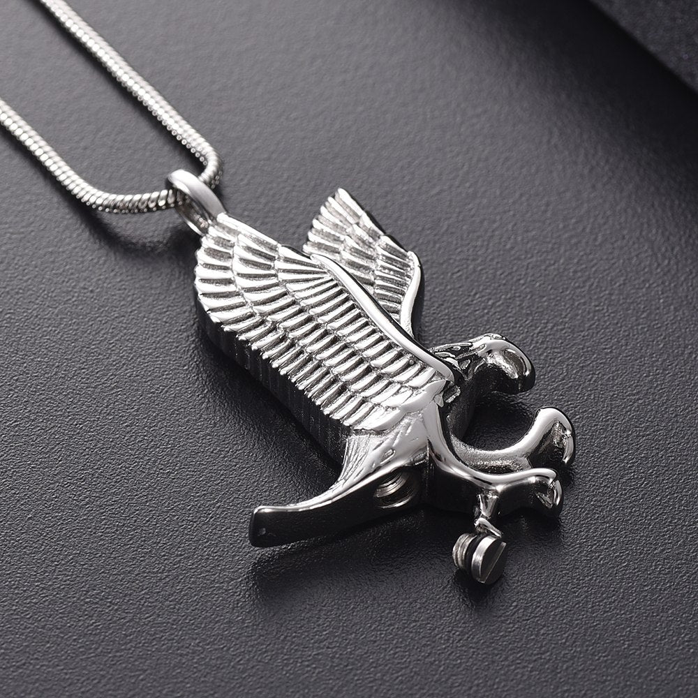 Eagle Cremation Necklace – Funeral Direct