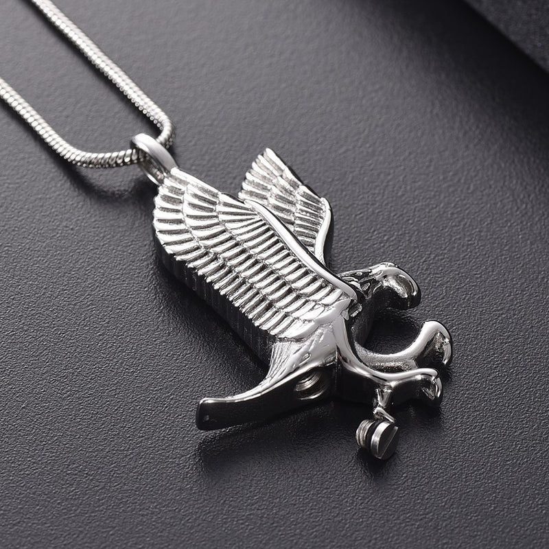 Eagle Cremation Necklace