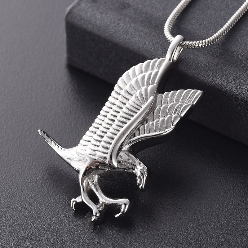 Eagle Cremation Necklace