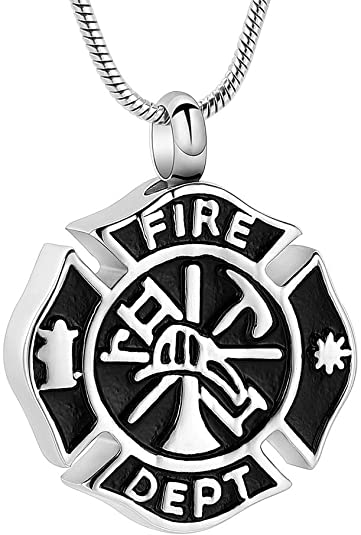 FireFighter Cremation Necklace