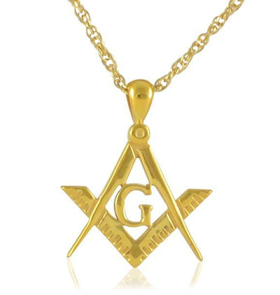 Masonic Cross Cremation Necklace