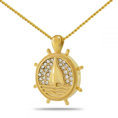 Love of the Sea Gold Cremation Necklace