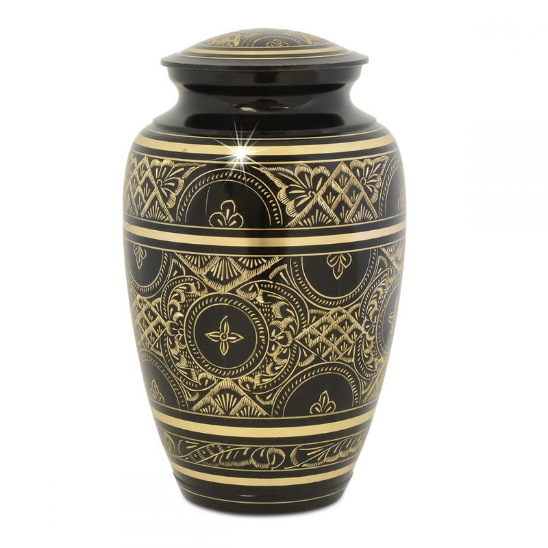 Golden Garden Brass Urn