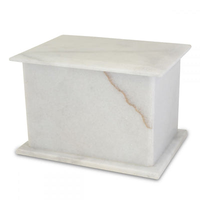 Cisco White Stone Urn