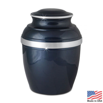 Lamar Spun Pewter Cremation Urn