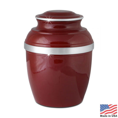 Lamar Spun Pewter Cremation Urn