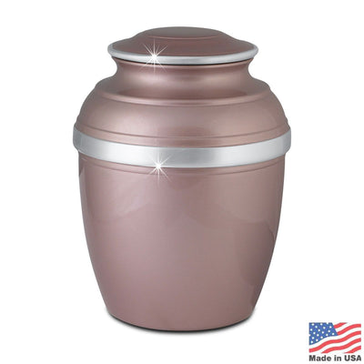 Lamar Spun Pewter Cremation Urn