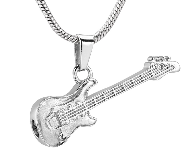 Electric Guitar Urn Necklace