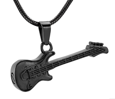 Electric Guitar Urn Necklace