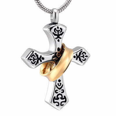 Perfect Harmony Cross Cremation Necklace