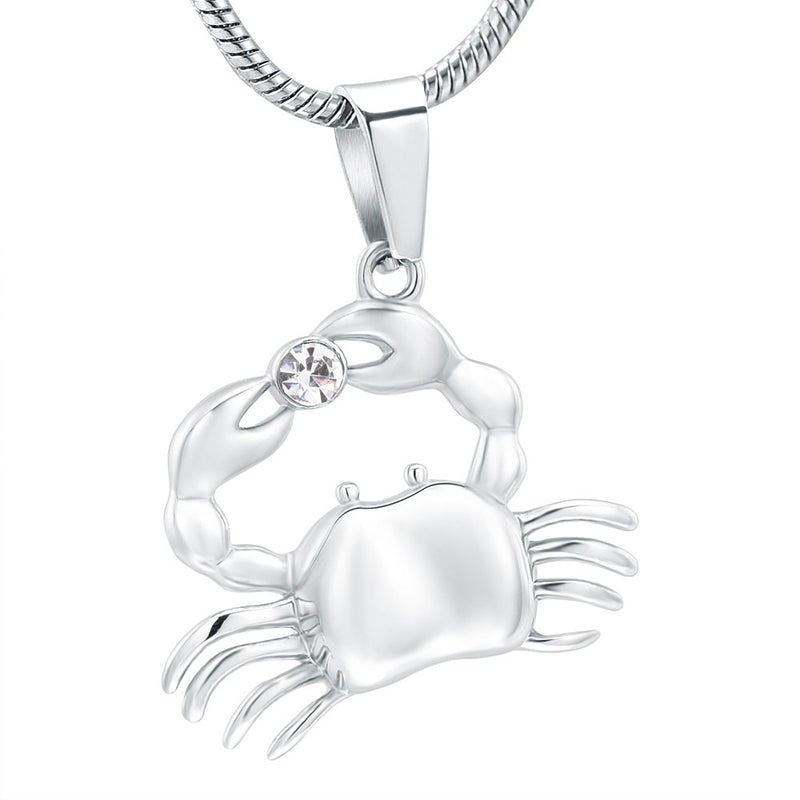 Cancer Crab Cremation Necklace