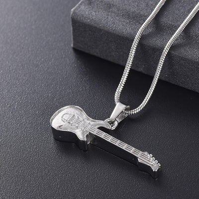 Electric Guitar Urn Necklace