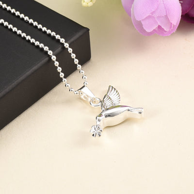 Sweet Hummingbird Cremation Necklace