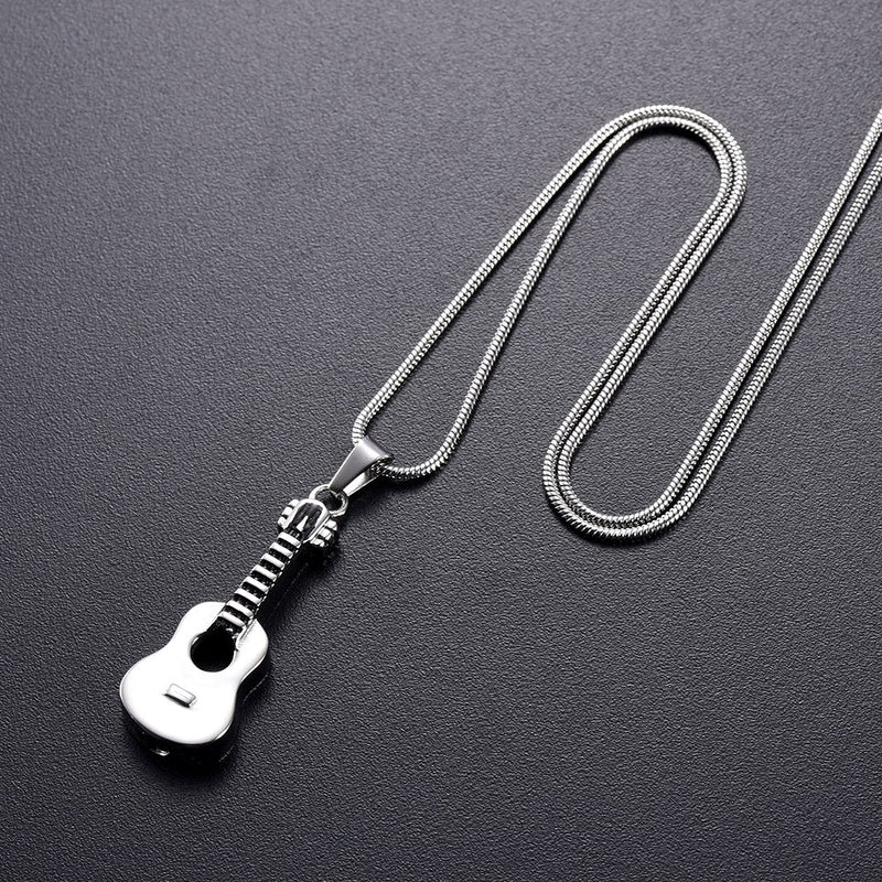 Classic Guitar Urn Necklace