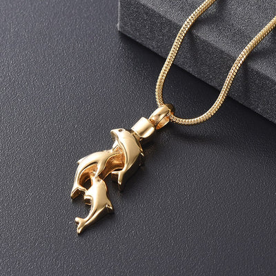 Pod Dolphin Urn Necklace