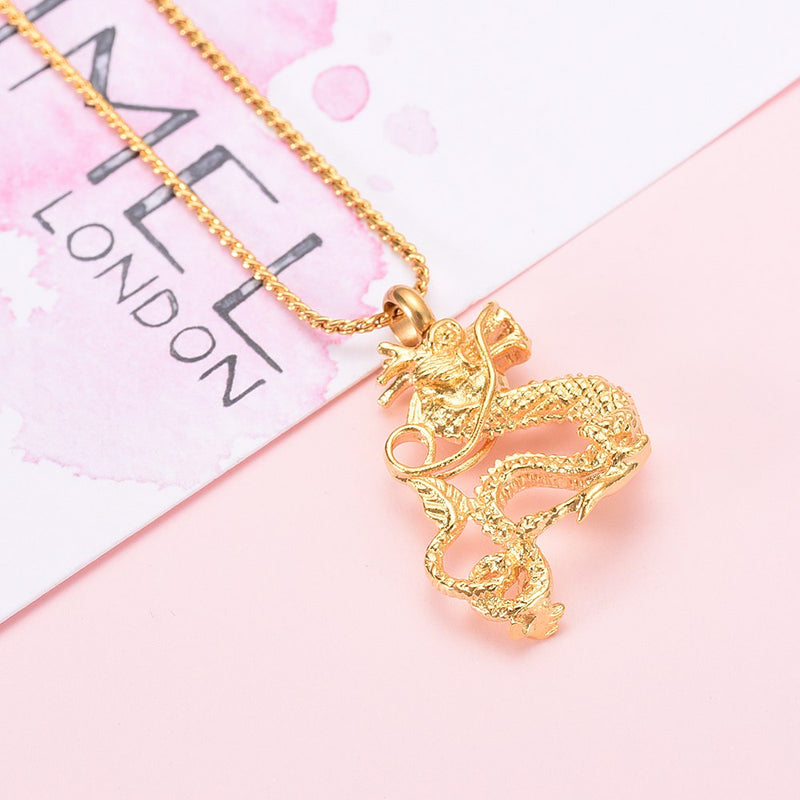 Mythical Dragon Cremation Necklace