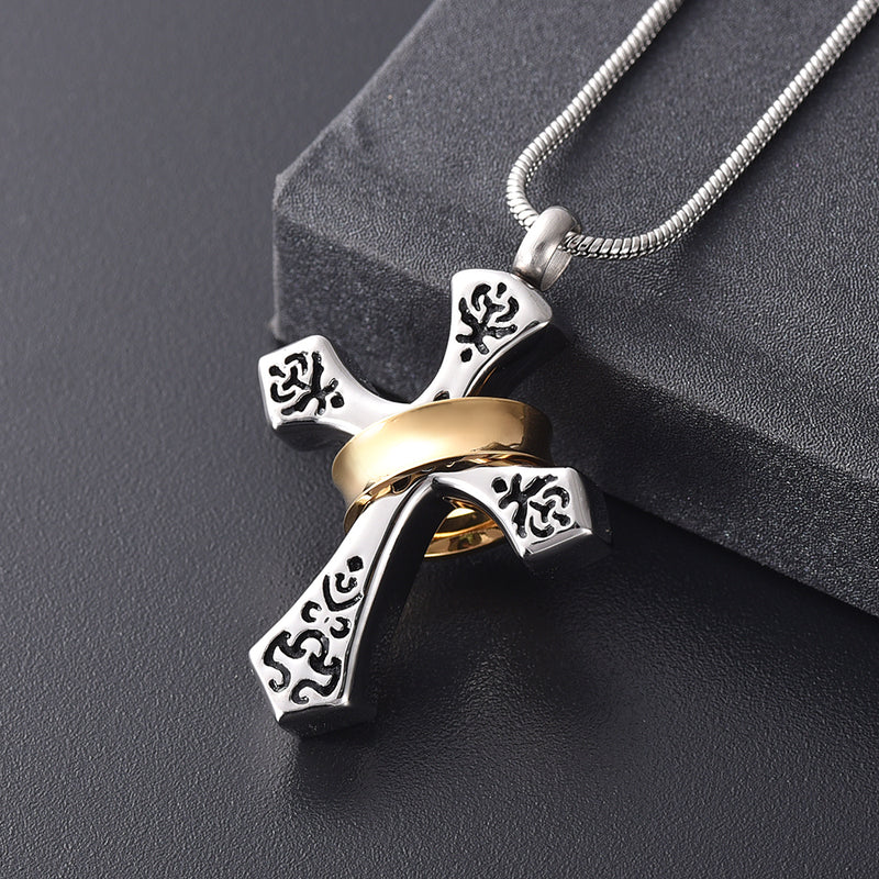 Perfect Harmony Cross Cremation Necklace