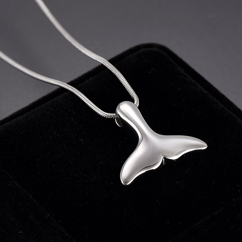 Whale Tail Cremation Necklace – Funeral Direct