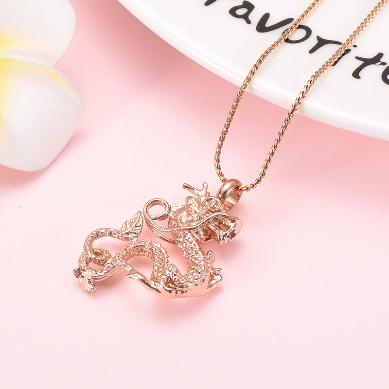 Mythical Dragon Cremation Necklace