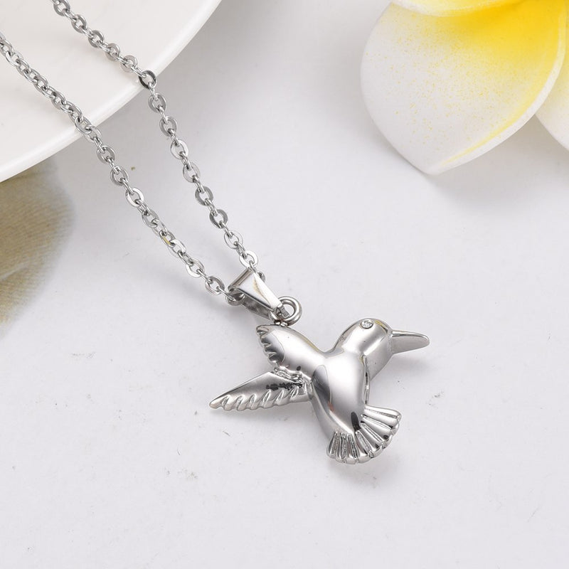 Little Hummingbird Cremation Necklace