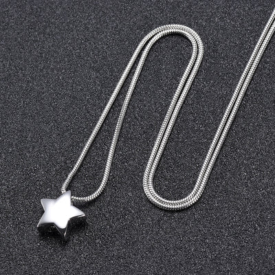 Mini Star Cremation Necklace