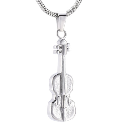 Little Violin Cremation Necklace