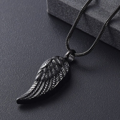 Blessed Angel Wing Cremation Necklace