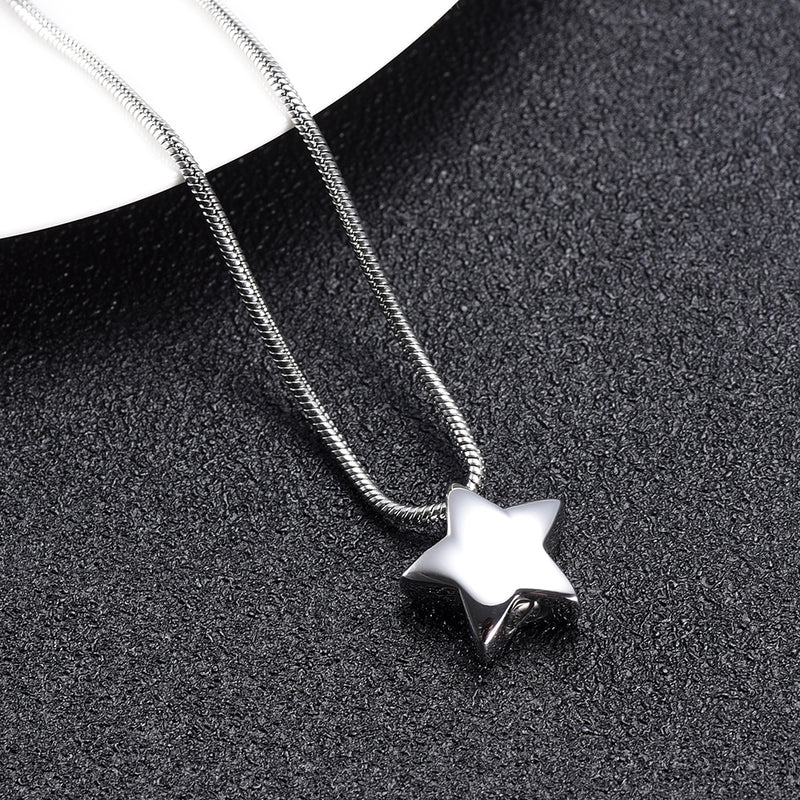 Mini Star Cremation Necklace