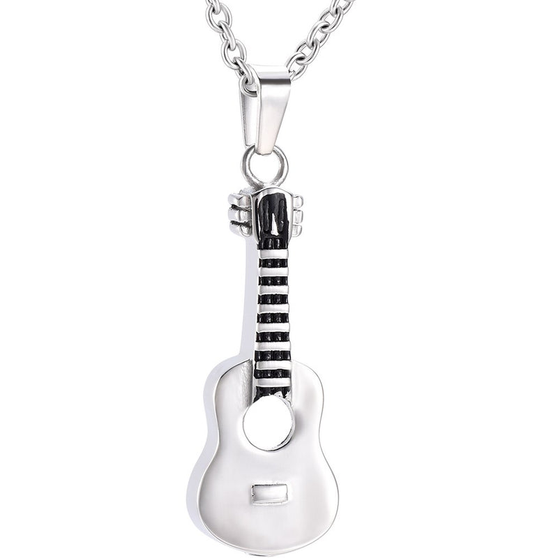 Classic Guitar Urn Necklace