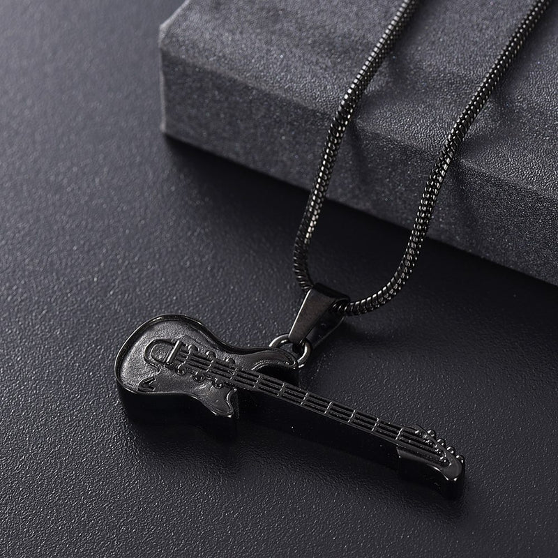 Electric Guitar Urn Necklace