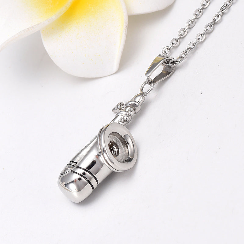 Saxophone Urn Necklace