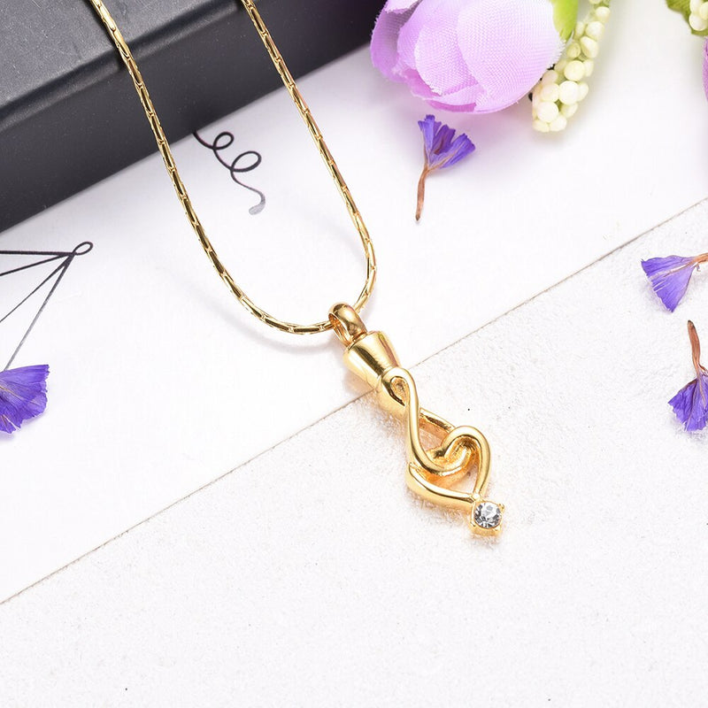 Infinity Love Cremation Necklace