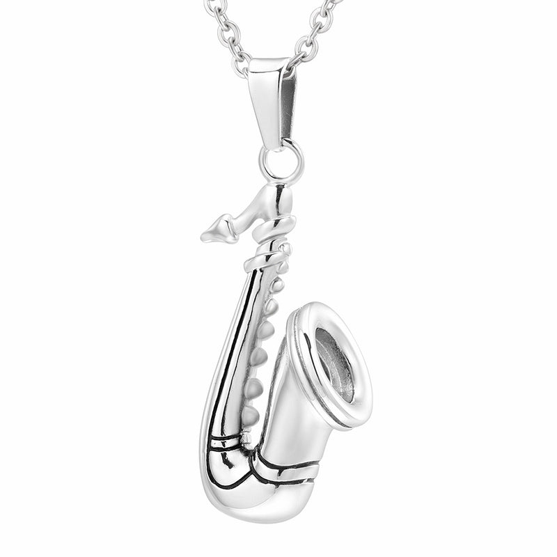 Saxophone Urn Necklace