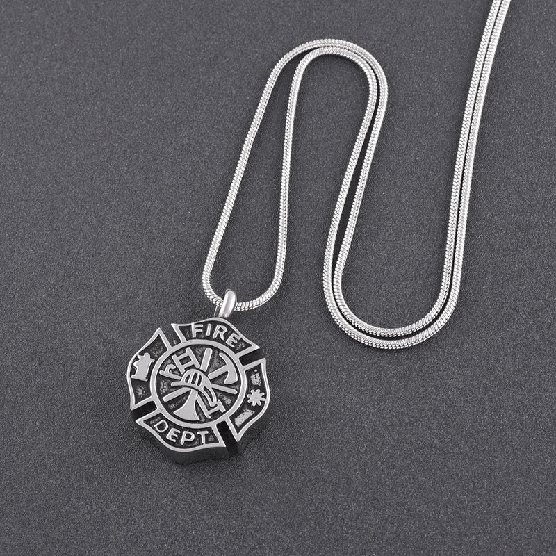FireFighter Cremation Necklace