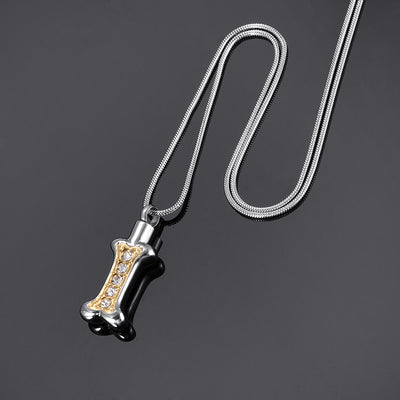 Dog Bone Cremation Necklace