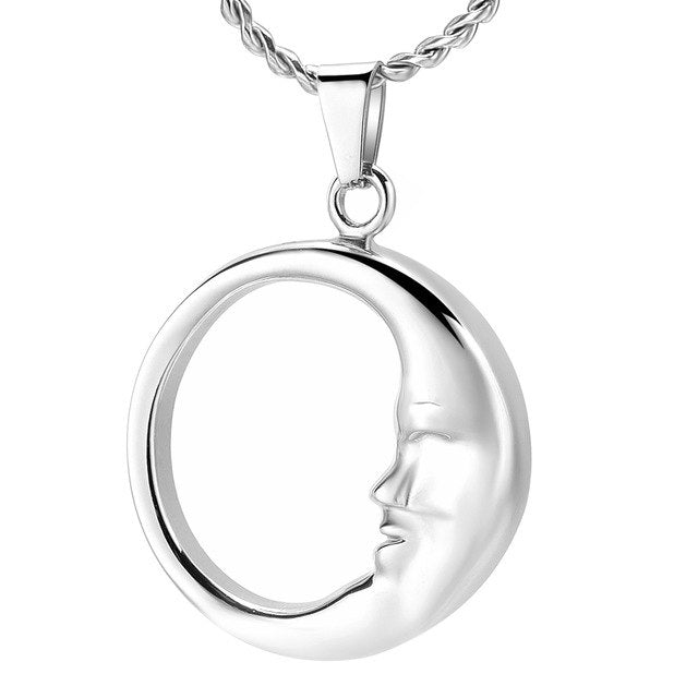 Peaceful Moon Urn Necklace