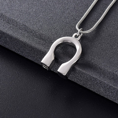 Horseshoe Cremation Necklace