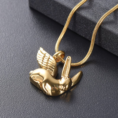 Sweet Angel Rabbit Urn Necklace