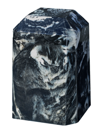 Black Marlin Keepsake Square Cultured Marble Urn