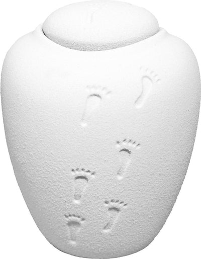 Footprints In The Sand Cremation Urn