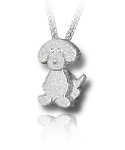 Wagging Puppy Cremation Necklace