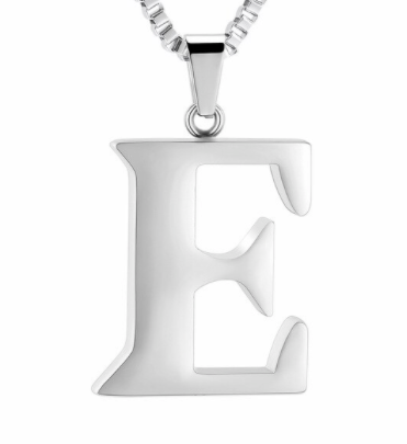 Letter Cremation Necklace