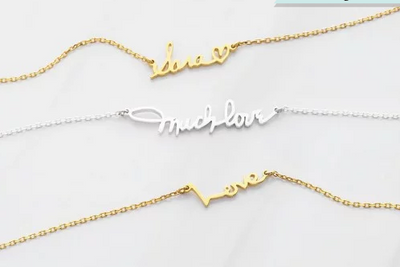 Personalized Handwriting Necklace